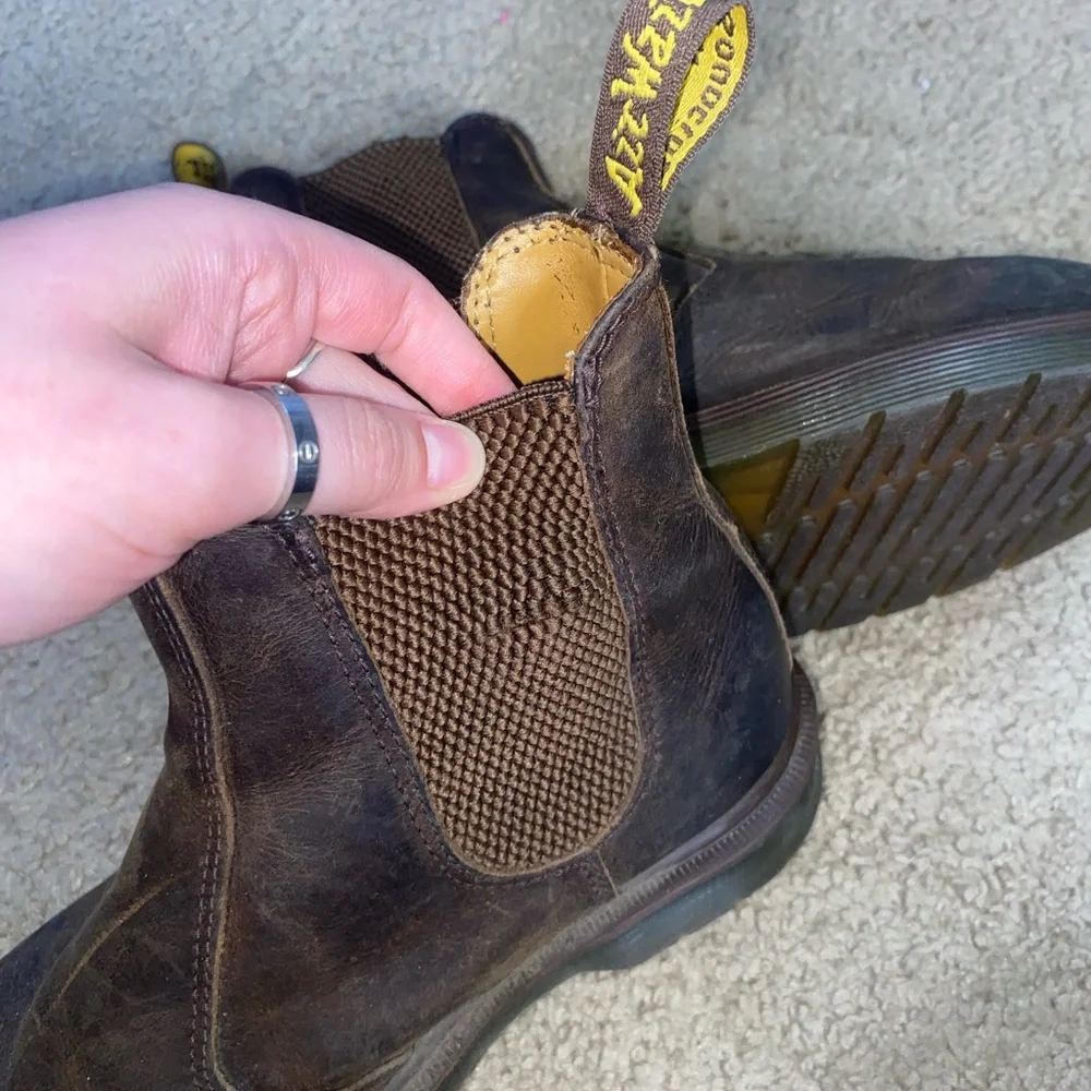 Dr. Martens The Original Brown Pull-On Boots - Picture 7 of 7